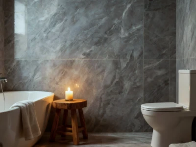 IXPE Dark Marble Pattern Tile Stickers