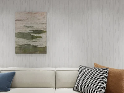 PVC Fine Vertical Stripes Wallpaper