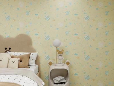 PVC Fun Space Planet Wallpaper